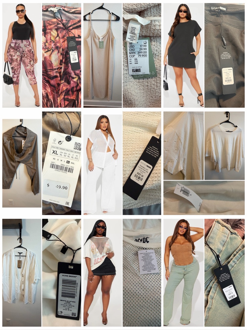 BRAND NEW Plus Size Clothing Bundle (Fashion Nova, ASOS, Old Navy, H&M, Zara)